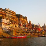 Varanasi -View at Sun Rise over Ganga