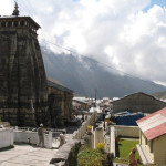 View from behind the temple